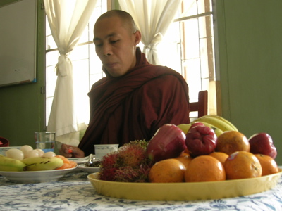 Burmese monk