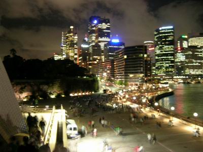 Sydney at night