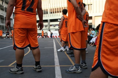 Orange shorts